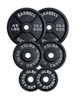 Premium Cast Iron Weight Plates Bundle Kit 2X45 Lbs , 2X25 Lbs , 2X10 Lbs