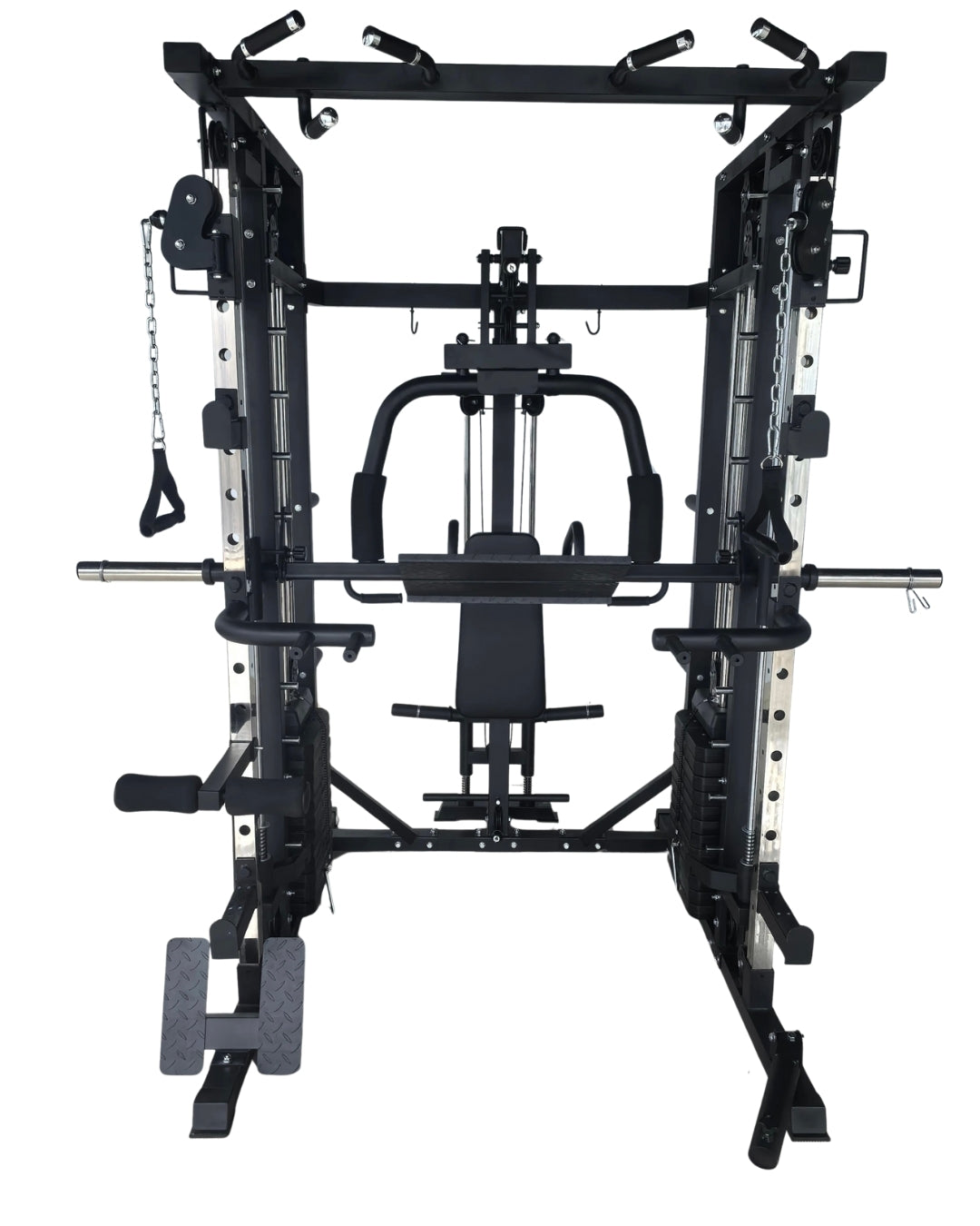 MF800 All-In-One Smith Machine Starter Pack with Iron Plates Kit ...